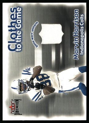 2001 Fleer Premium #NNO Marvin Harrison Suiting Up Patch
