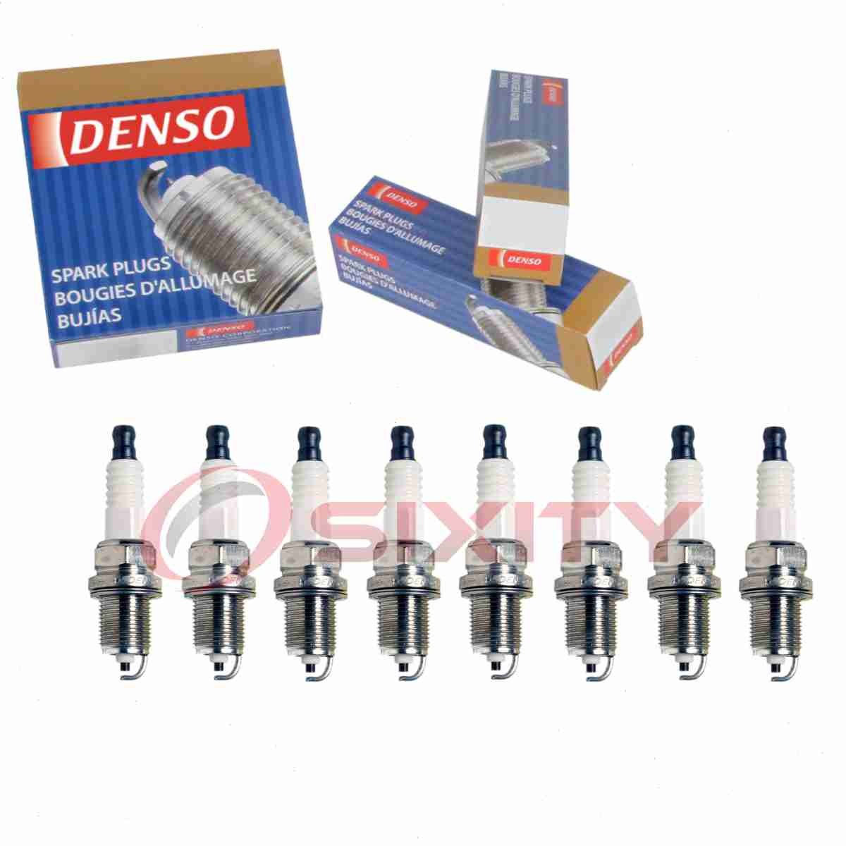 8 pc DENSO 3131 Standard Spark Plugs for KJ16CR11 5584 4435 2262 Ignition br