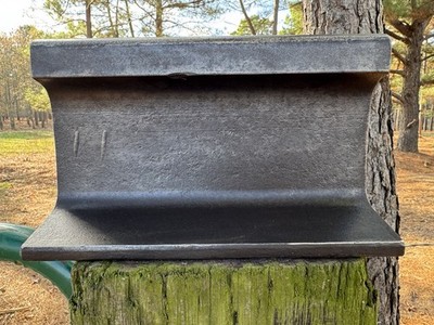 RAILROAD TRAIN TRACK STEEL RAIL ( Approximately 35 LBS ) Anvil Etc