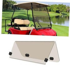 /Smoke Golf Cart Windshield Club Car DS for 2000.5 - UP Fold Down Tinted