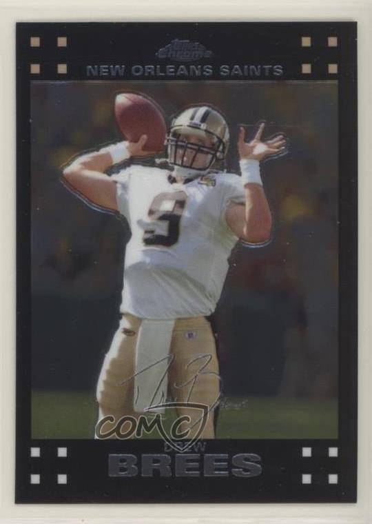 2007 Topps Chrome Drew Brees #TC116 0o5