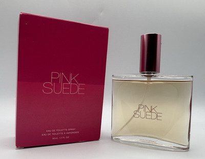 Avon Pink Suede Perfume Eau De Toilette Spray 1.7 oz New Vintage