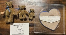 World of Miniature Bears By Theresa Yang  109,209,309 2.75", 1.5",1.25" Vintage