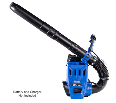 Kobalt 80V Battery Backpack Blower TOOL ONLY no batteries included KBB 7880D-06