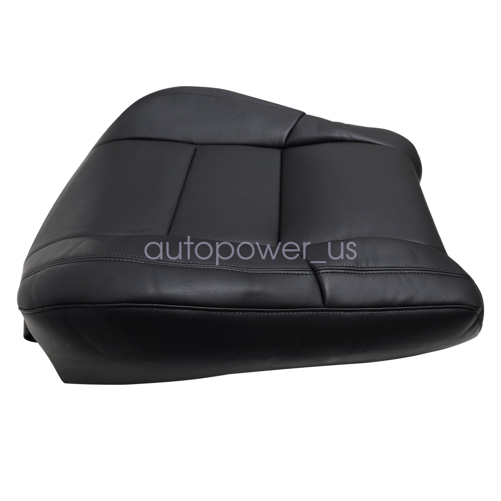 For Dodge Durango 2011-2018 Both Side Top Perforated Leather Seat Cover Black