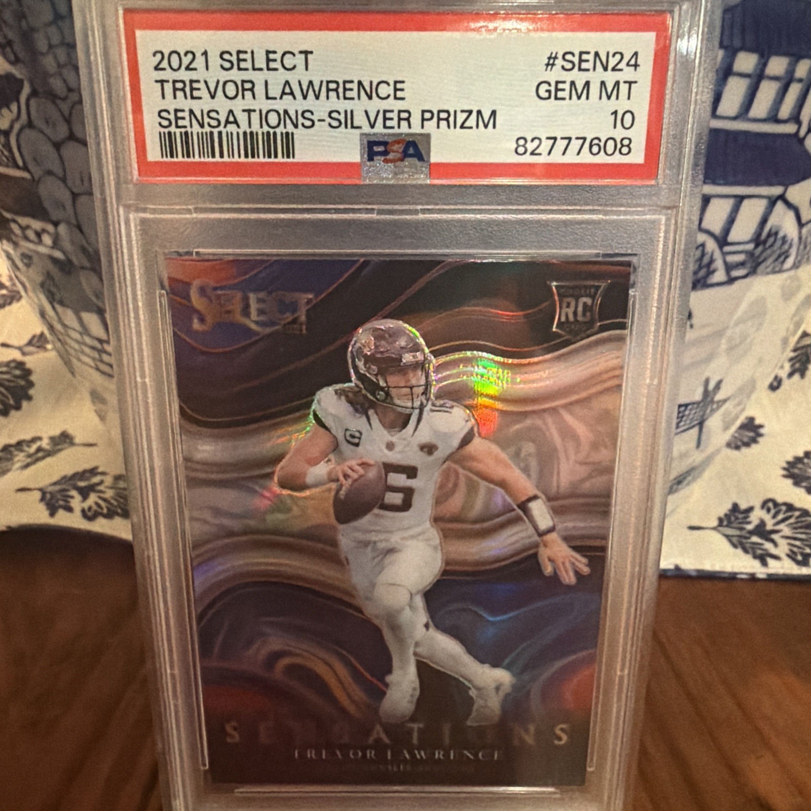 Trevor Lawrence Panini Select Sensations #SEN24 Silver Prizm