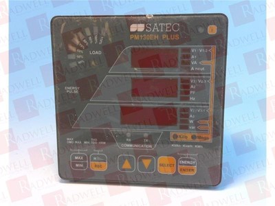 SATEC PM130EH-PLUS-5-50HZ-ACDC-V2 / PM130EHPLUS550HZACDCV2 (USED)