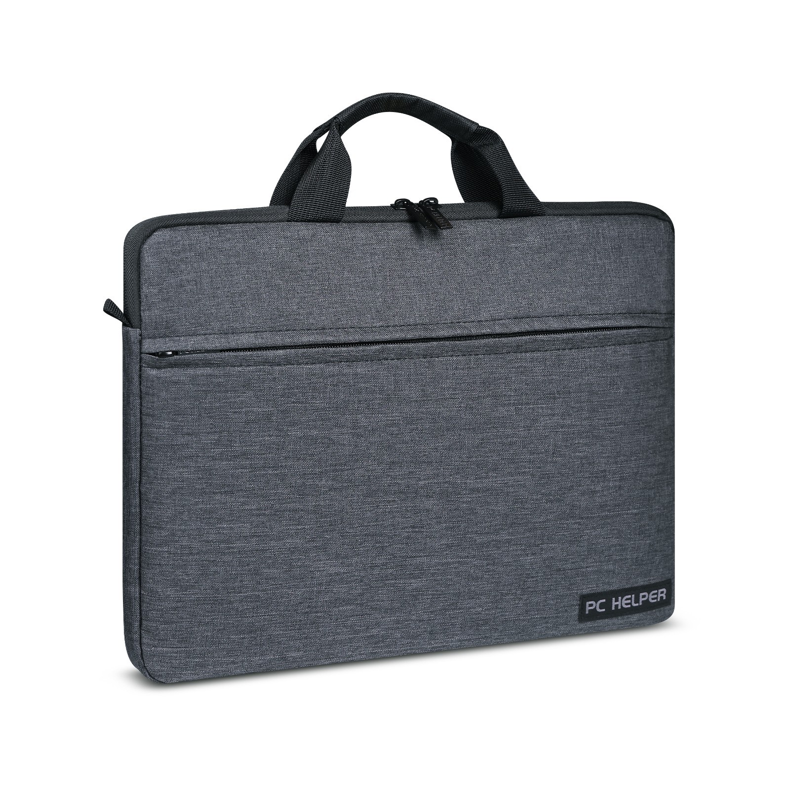 Laptop Bag - 300D Cationic Fabric, Elegant Gray Color, Padde