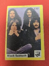 Ozzy Osbourne Black Sabbath 1970s Vlinder Matchbox Label E87