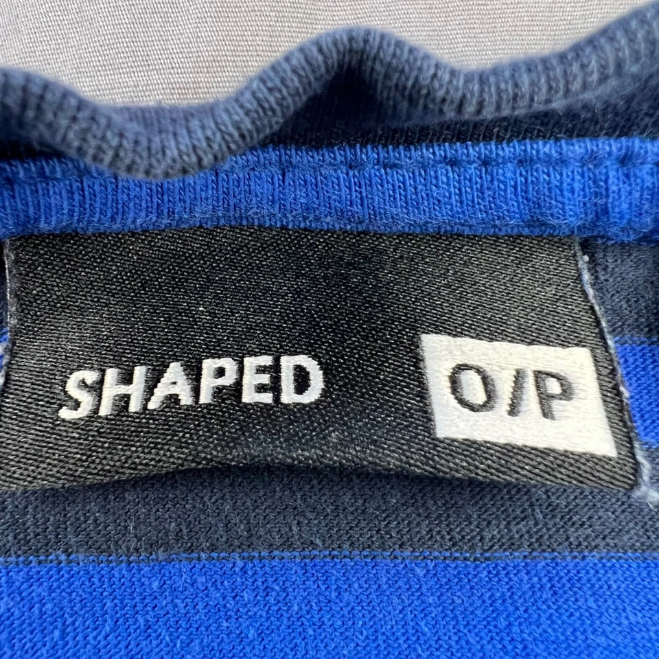 IKEA Hej! Camisa en forma de rayas manga larga para hombre talla O/P azul negro Top Foto 3 de 4