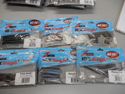 Lot Of 6  Z-Man FINESSE TRD TRICK SHOTZBIG TRD