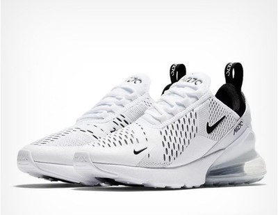 Women s Size 11.5 / Men s 10 Size Nike Air Max 270 White AH6789-100 ((No Lid))