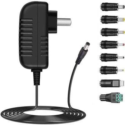 Universal AC Adapter 15V 1A Power Supply 15W AC110V to DC15V DC15V,