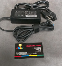 Lot of 10 HP 65W 19.5V 3.33A AC Power BLUE Tip Adapters w/ Power Cords