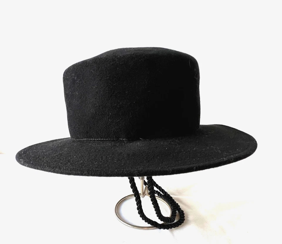 Sombrero Negro Betmar Vintage, 100% Lana, Estilo Bolero, ¡Excelente Estado! Foto 2 de 4