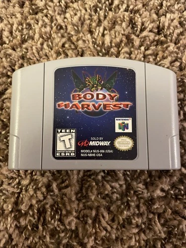 Body Harvest (Nintendo 64, 1998) N64 Authentic TESTED