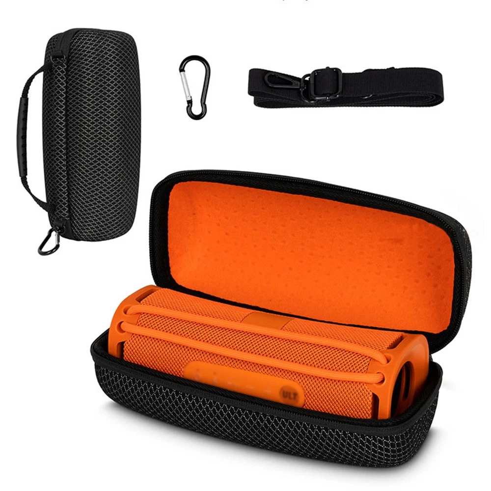 Aenllosi Custodia Rigida Per Altoparlante Bluetooth Sony SRS-XB23 – Antipolvere E Antiurto, Con Cinghia, Colore Nero