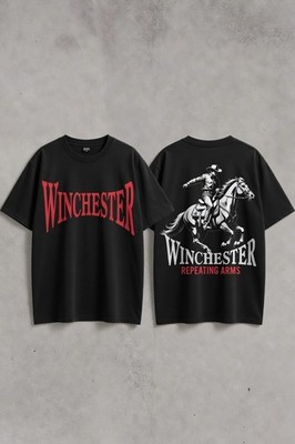 Winchester Repeating Arms Cowboy T-Shirt - Black