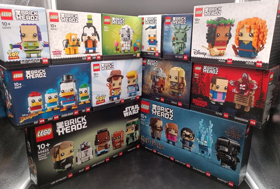 LEGO Brickheadz Star Wars Disney Marvel Herr der Ringe Harry Potter Auswahl