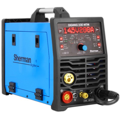 Sherman DIGIMIG 200 MTM Welding Machine MIG MAG MMA TIG LIFT 200A - Set #7 - Picture 4 of 8