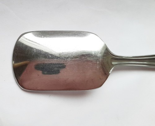 Vtg SHARWOODS chutney relish pickle spoon Crystal stainless steel 5½in 14cm (C) - Picture 8 of 11