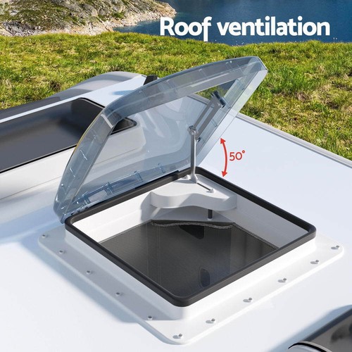 Weisshorn Caravan Roof Vent Air Exhaust Hatch RV Motorhome Camper White - Picture 6 of 8