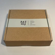 AEIOU Suction Divided Plate Sage Food Grade Silicone #1225047