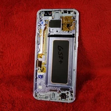 OEM Gray Samsung S8+ Frame Buttons Heat Sink Sim Tray Housing Replacement Part