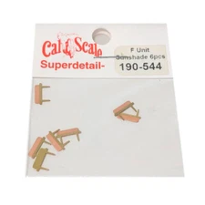 Cal Scale 190-544 F-Unit Sunshade Etched Brass (6) HO Scale