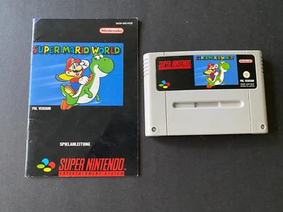 Super Mario World Super Nintendo Entertainment System SNES - Bild 1 von 2
