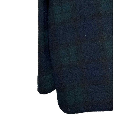 Lee Giacca Donna Chore Pile Check Plaid Tasca Pavone Blu/Verde Tg. Medium - Foto 6 di 9