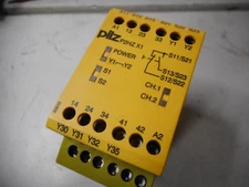 PILZ 2 HAND SAFETY RELAY - 3 x SAFE OUT plus Aux -- P2HZX1-24VDC-3S-1O