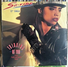 Sa-Fire – Thinking Of You 12" Single 1989 Electronic Pop House