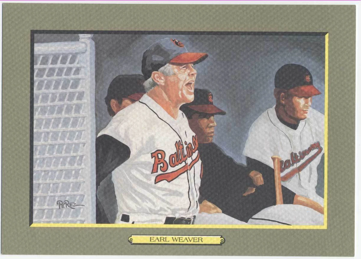 Earl Weaver MLB Original Autographed Postcards for sale | eBay