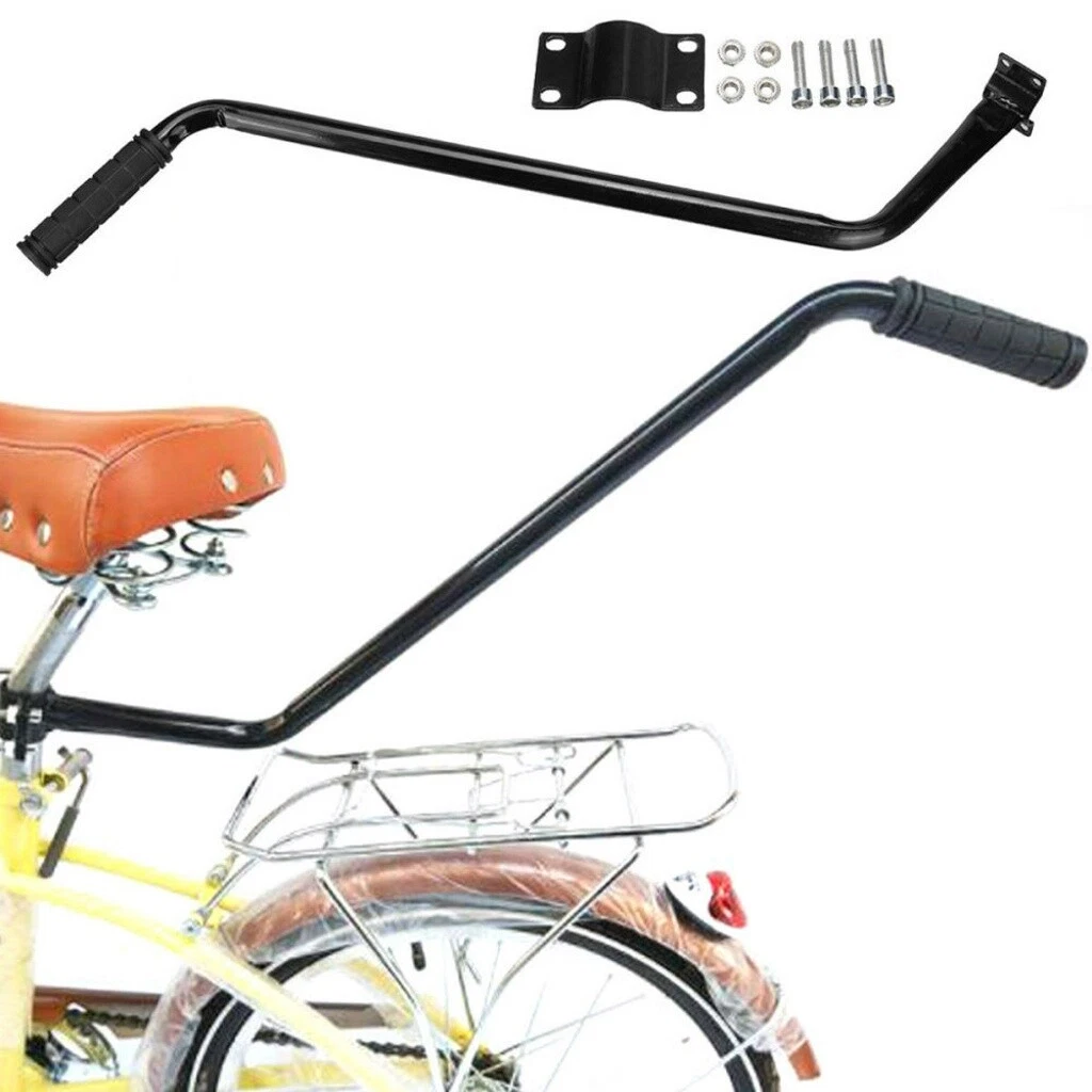 Kids bike push bar sales