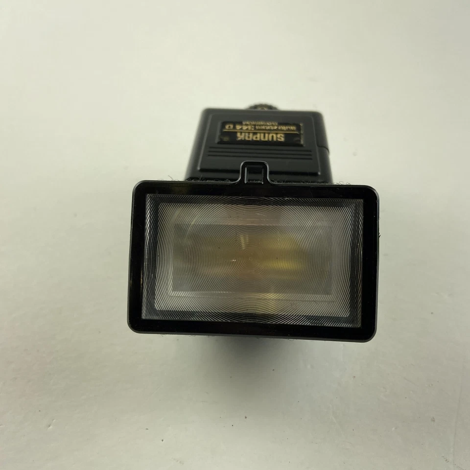 Sunpak Auto Zoom 344D Thyristor Flash Unit Black Shoe Mount For Film Cameras - Image 3 of 4