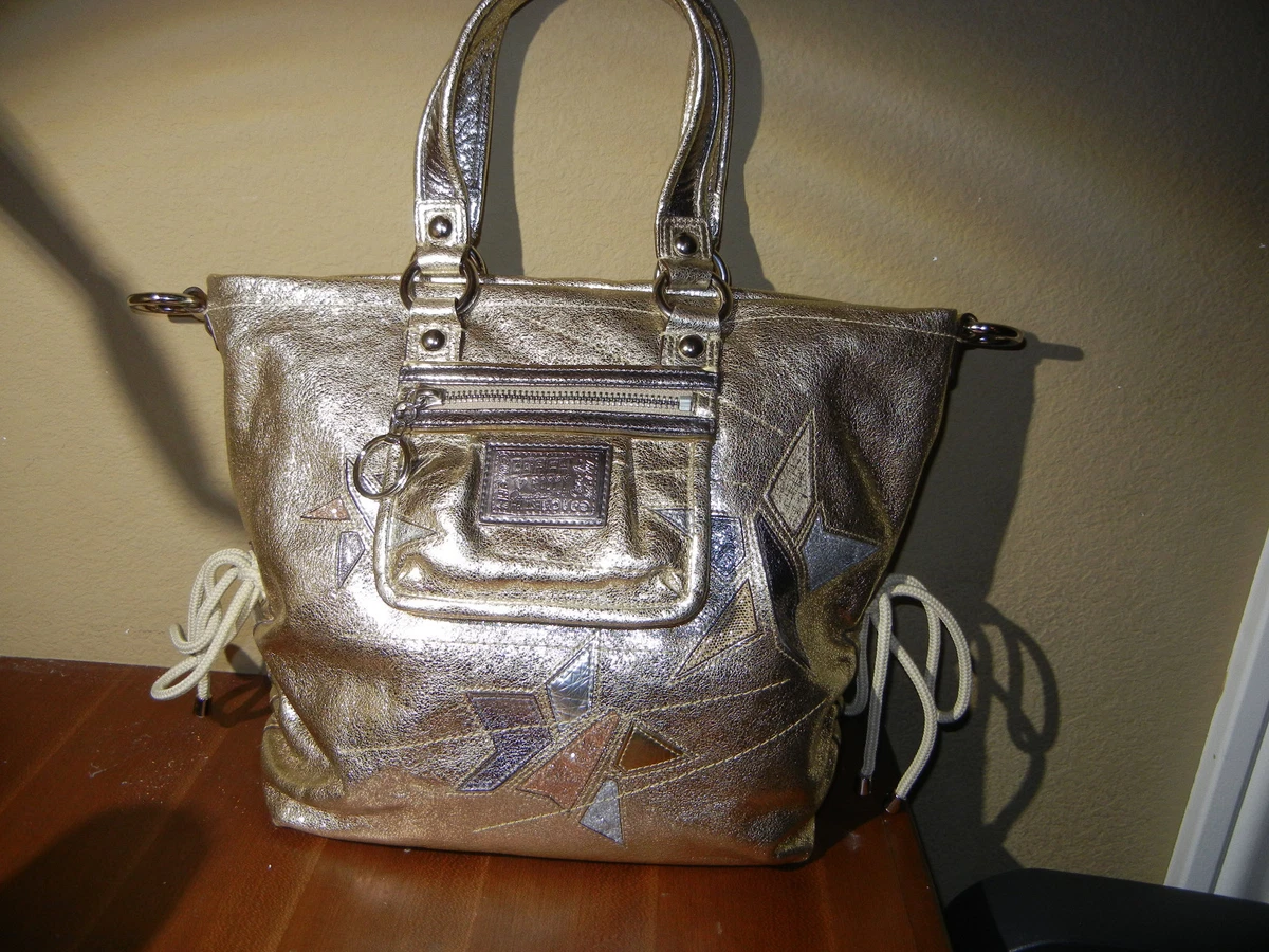 Coach Poppy Spotlight Gold Star Purse Handbag