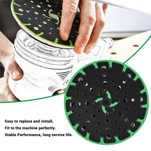 2* 150mm Klett Schleifteller weich/Hart Für Festool RO 150 FEQ Exzenterschleifer - Bild 6 von 15