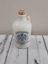 Vintage Henry McKenna Bourbon Whiskey Mini Jug Bottle 1/10 Pint
