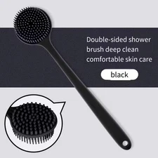 LONG HANDLE DOUBLE SIDED SHOWER BACK BRUSH - NEW