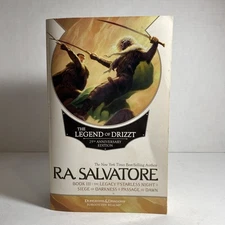 The Legend of Drizzt 25th Anniversary Edition Book III D&D R.A. Salvatore PB