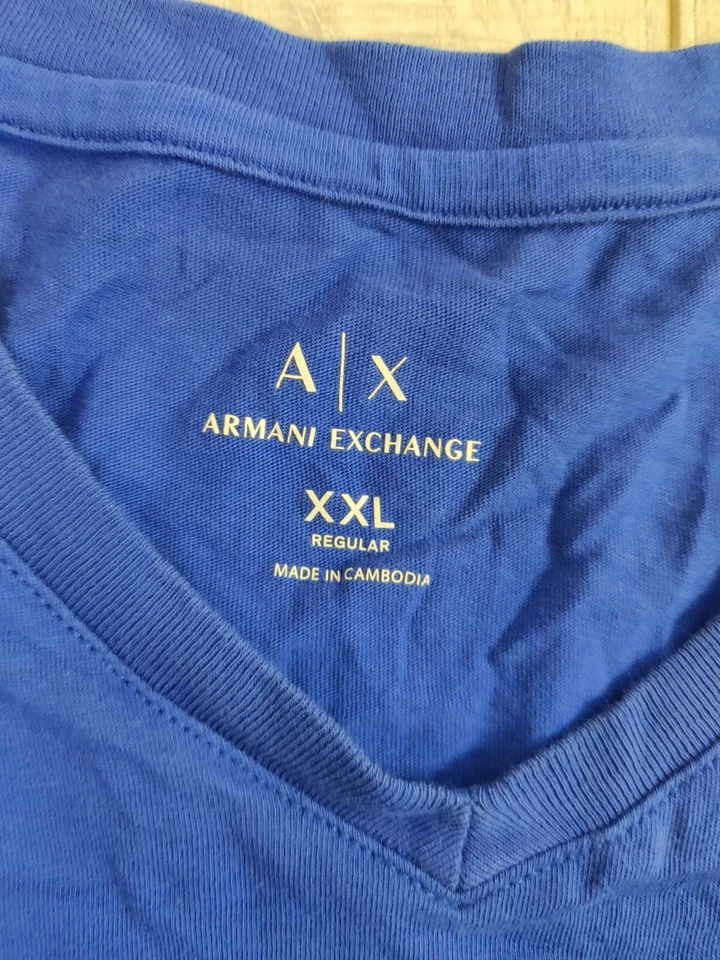 Armani Exchange T-shirt Color Blue Size XXL - Image 3 of 4