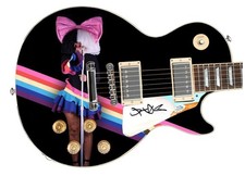 Sia Furler Signed Custom Graphics Photo Guitar ACOA