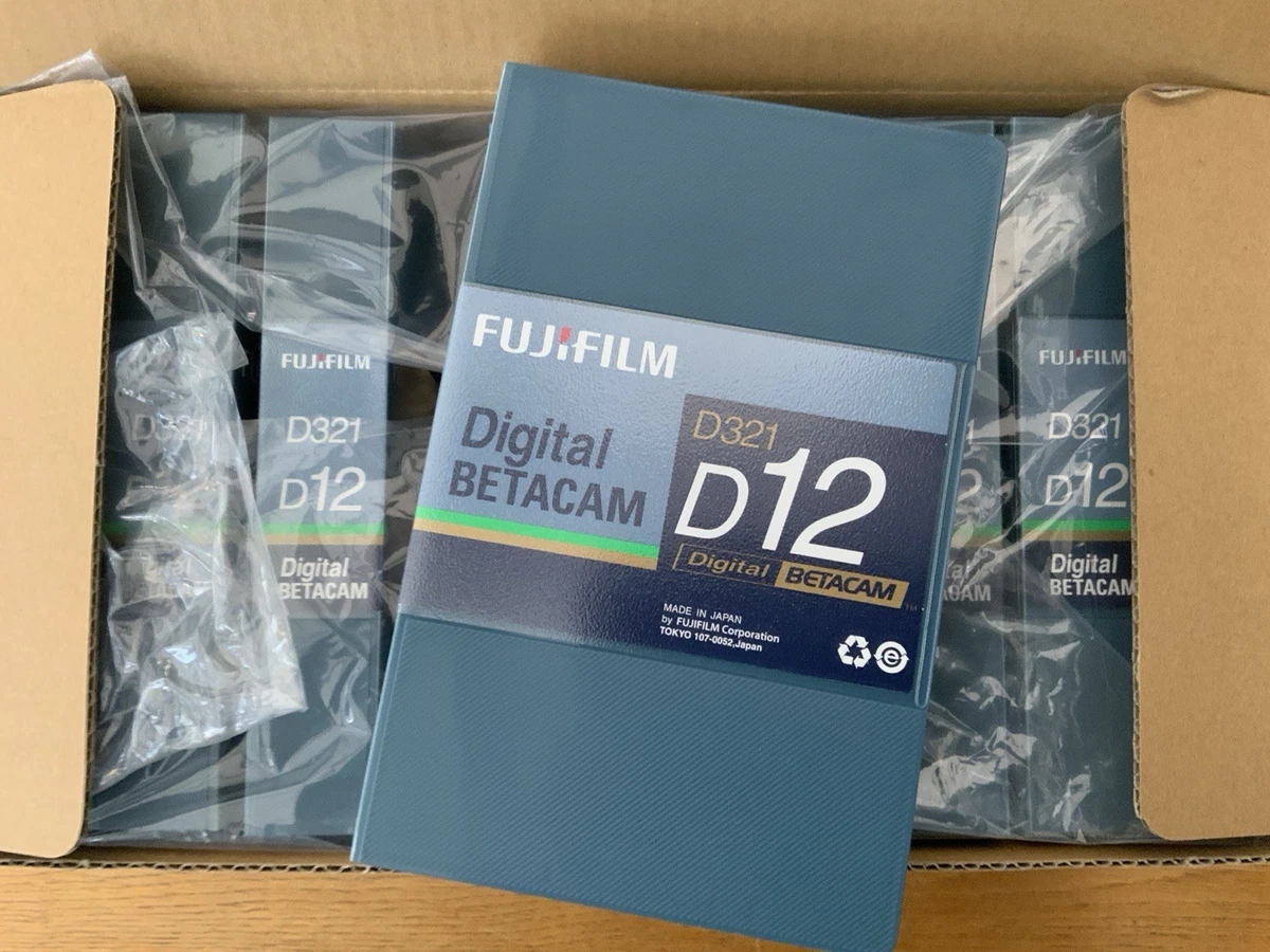 10X Fujifilm Fuji d321 d40 /d32 / d22 Digital Betacam VIDEO CASSETTES K7 neuf