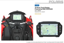Polaris OEM Matryx/Indy 7S Glove-Touch Display Powered by RIDE COMMAND 2891346
