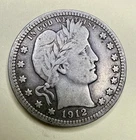1912 Barber Quarter • Lightly Circulated • Great Type