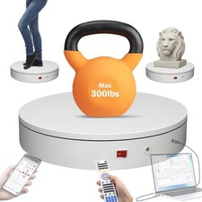 Programmable Motorized Electric Turntable Command-Controlled Rotating Platfor...