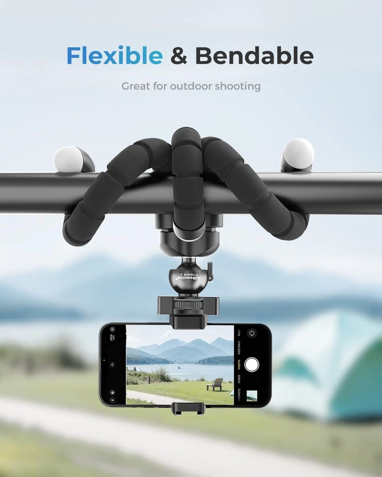 Trípode flexible Pro S para teléfono con control remoto inalambrico negro - Imagen 4 de 4