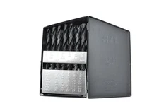 Huot Drill Bit Index Set 1/16 to 1/2 by 1/64 Made in USA 29 Piece Case Bits