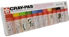 RARE Vtg Sakura Cray-Pas Chubbies Original Oil Pastels x12 Junior Artist SEALED